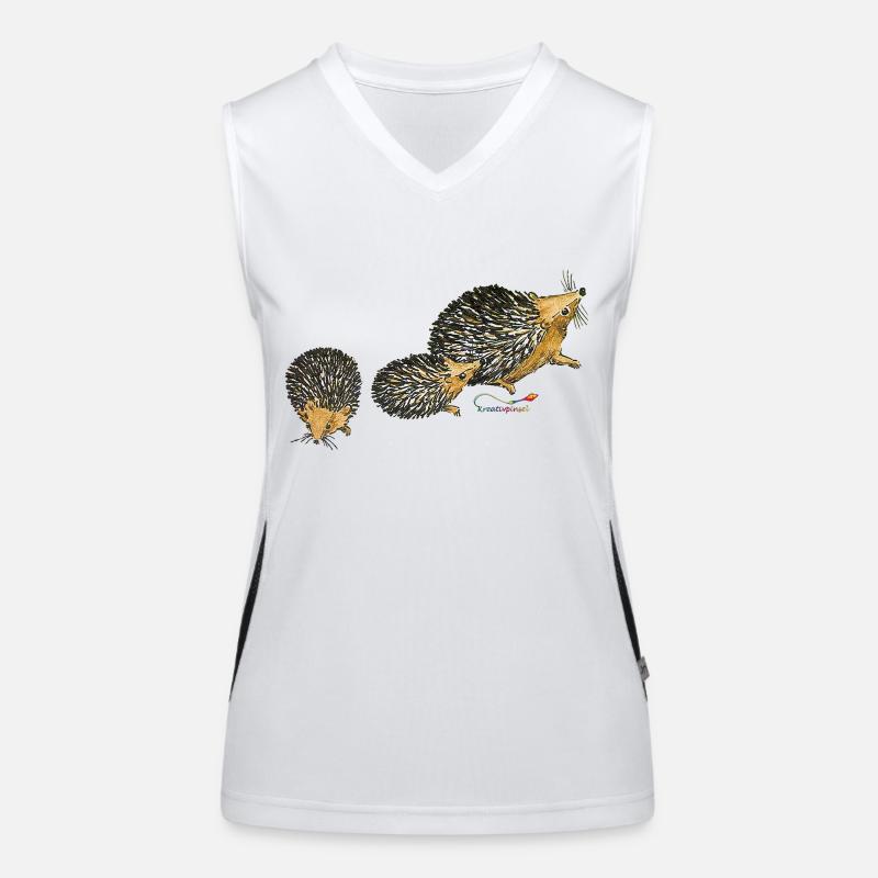 Hérisson Débardeur respirant contrasté Femme