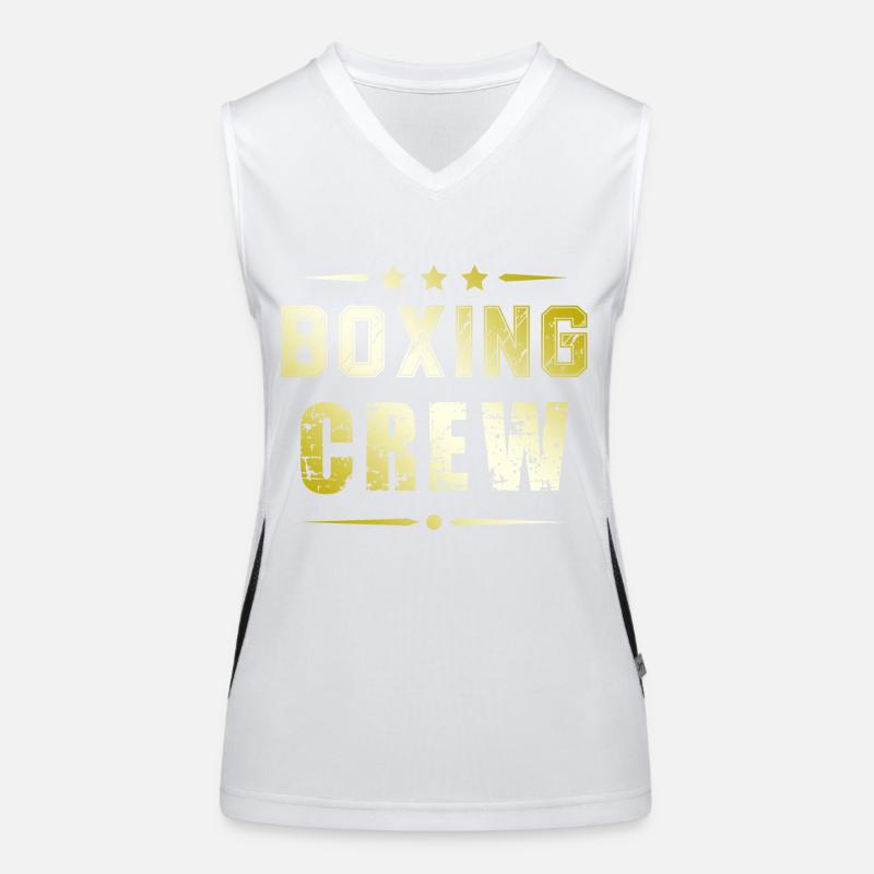 Équipe de boxe Débardeur respirant contrasté Femme