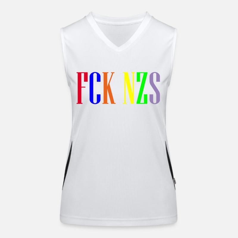 FCK NZS Funktionelles Kontrast-Tank Top für Frauen