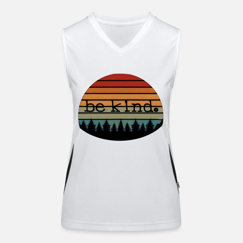 freundlich sein Funktionelles Kontrast-Tank Top für Frauen