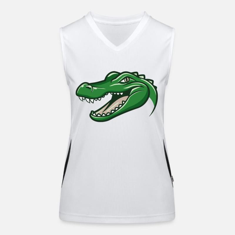 Grotschi the Crocodile Women's Functional Contrast Tank Top