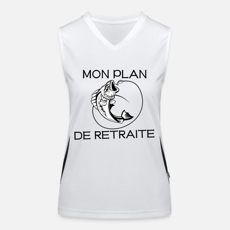 MON PLAN DE RETRAITE Débardeur respirant contrasté Femme