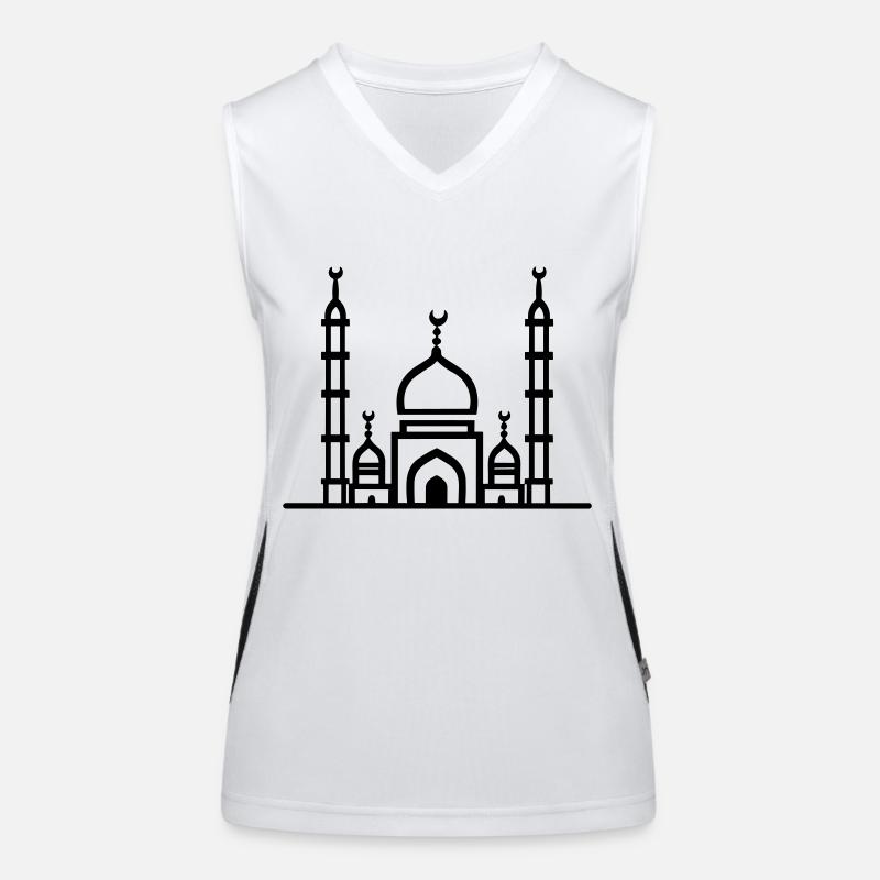 Moschee Funktionelles Kontrast-Tank Top für Frauen