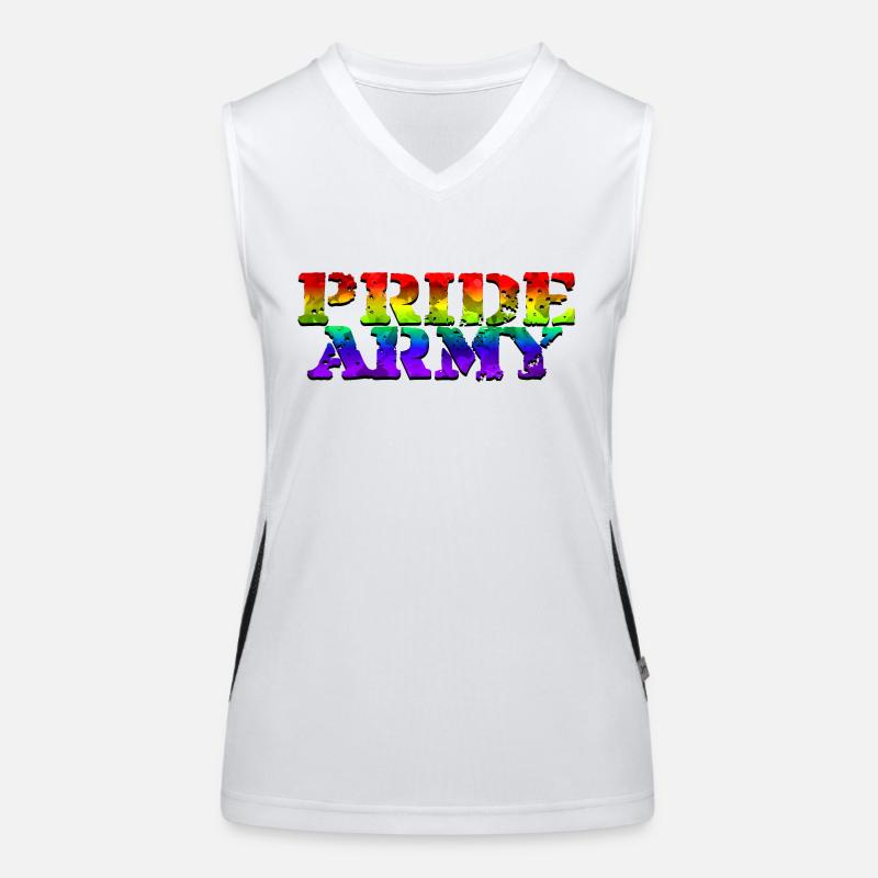 Pride Army Women's Functional Contrast Tank Top