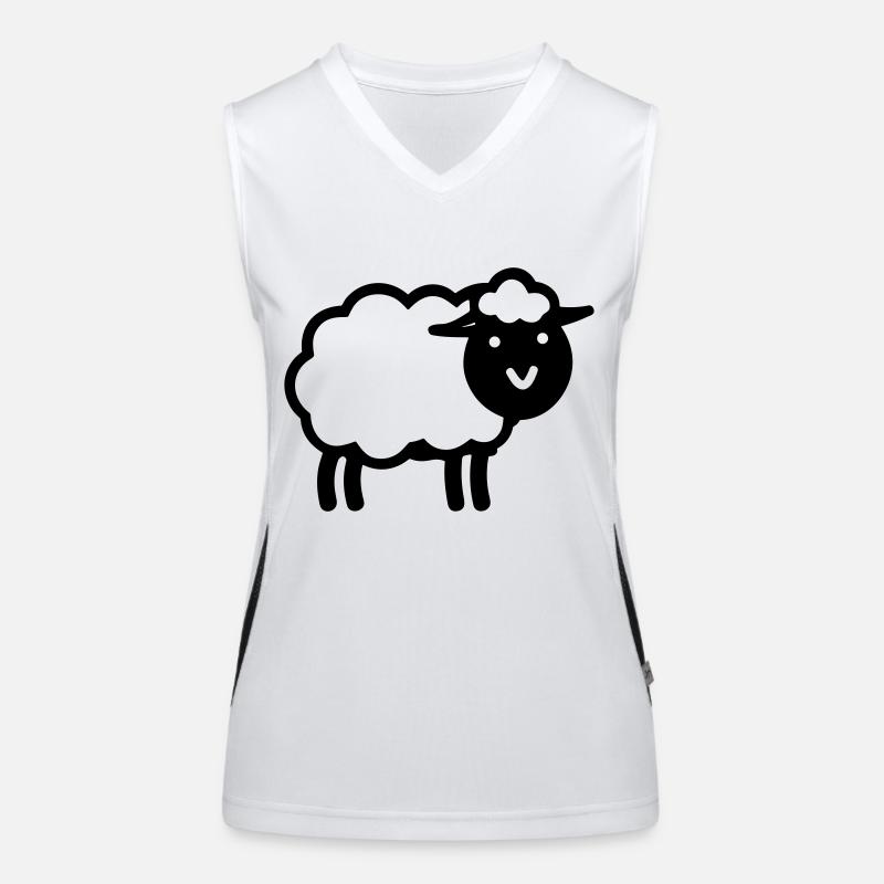 sheep Women's Functional Contrast Tank Top