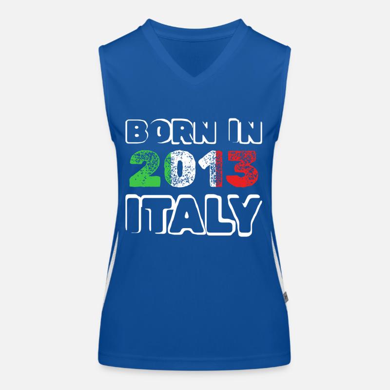 Born in 2013 Women's Functional Contrast Tank Top