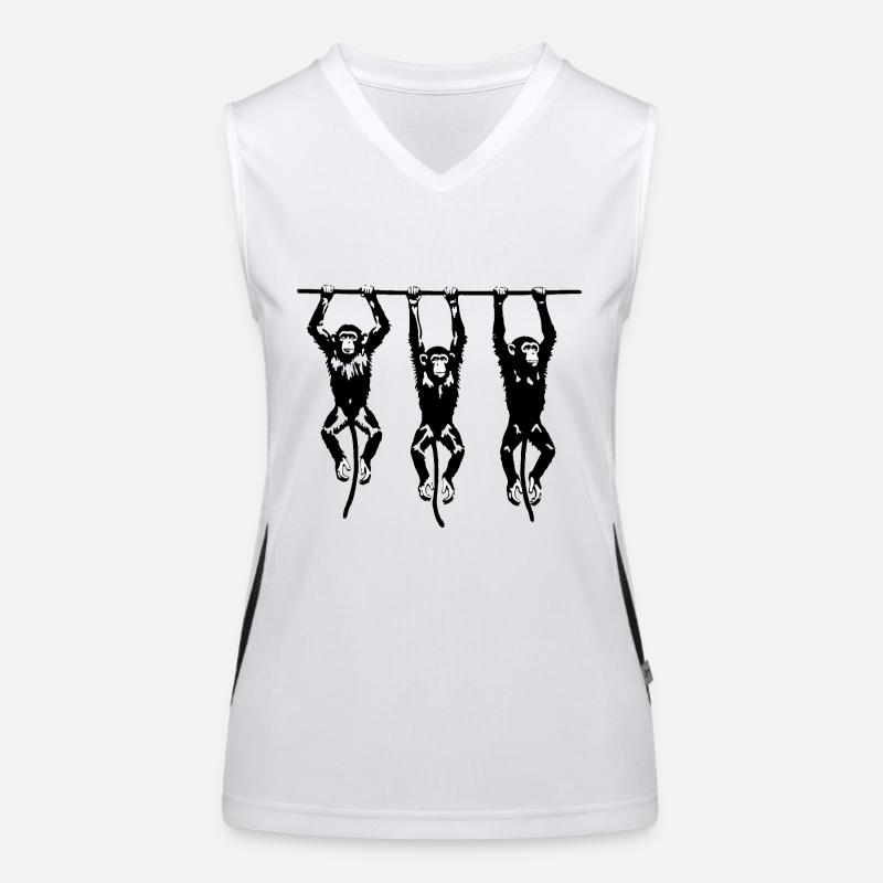 3 Hanging Monkeys Women's Functional Contrast Tank Top
