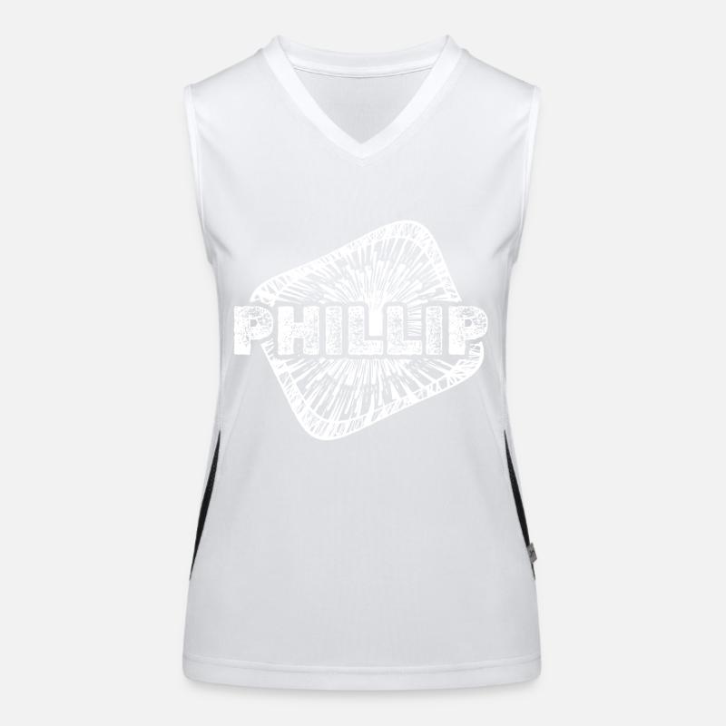 Phillip as a birth Women's Functional Contrast Tank Top