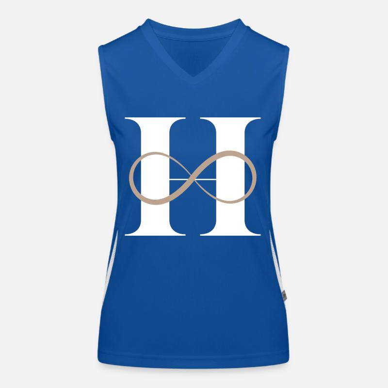 Infinite letter h Women's Functional Contrast Tank Top