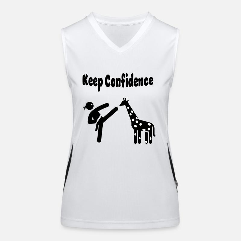 Keep Confidence Débardeur respirant contrasté Femme