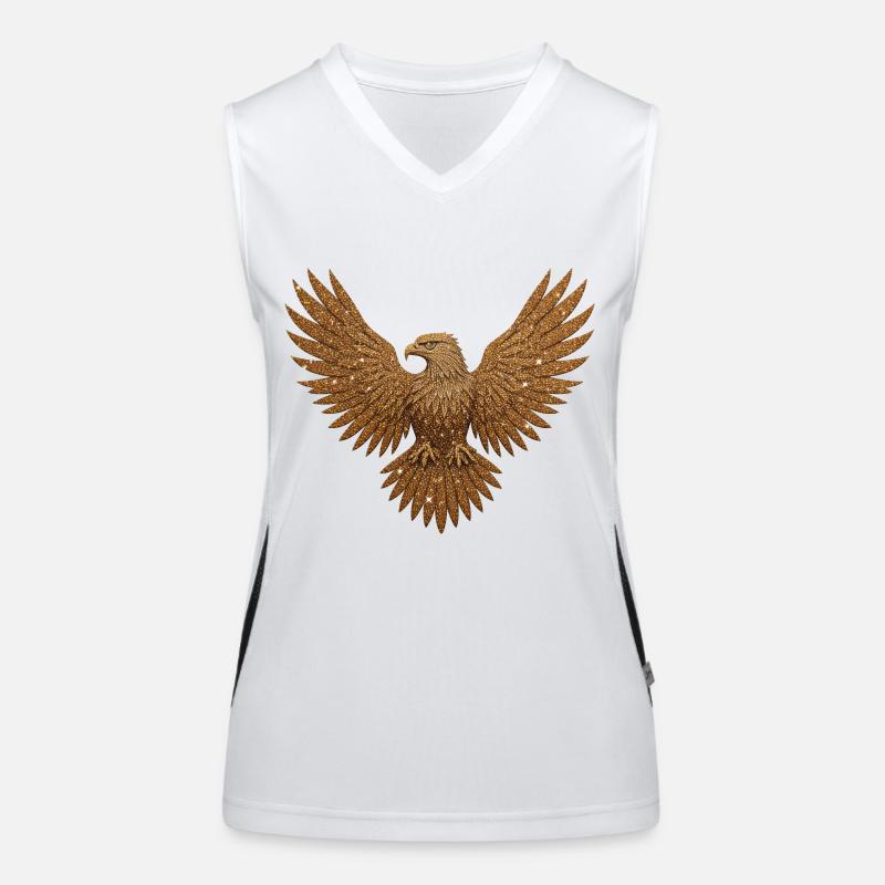 glitter eagle Women's Functional Contrast Tank Top