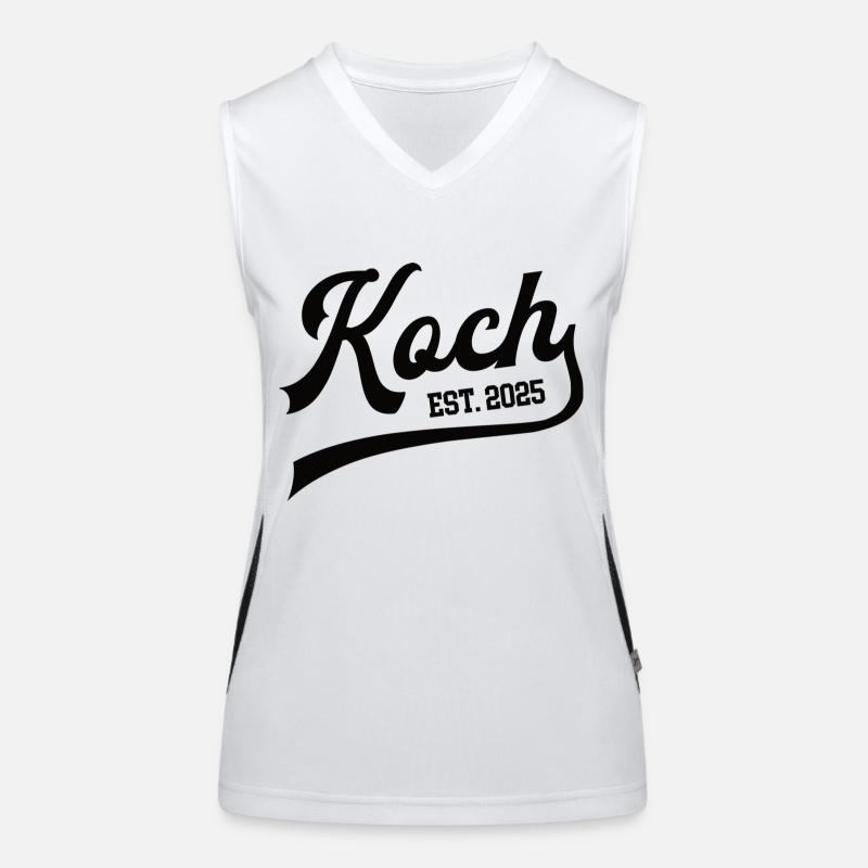 Koch 2025 Kochausbildung Kochlehrling Köche Lehre Funktionelles Kontrast-Tank Top für Frauen