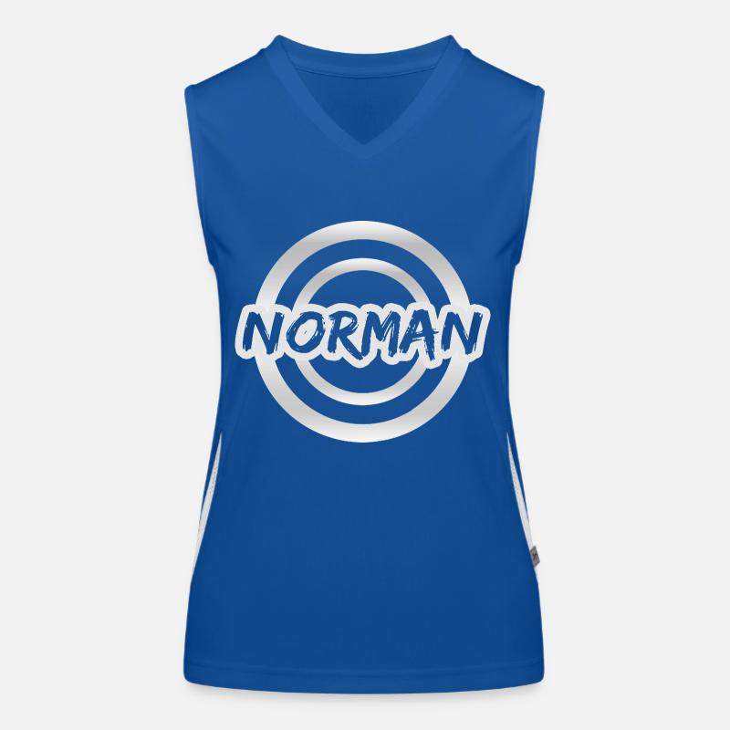 Geschenk Norman Funktionelles Kontrast-Tank Top für Frauen