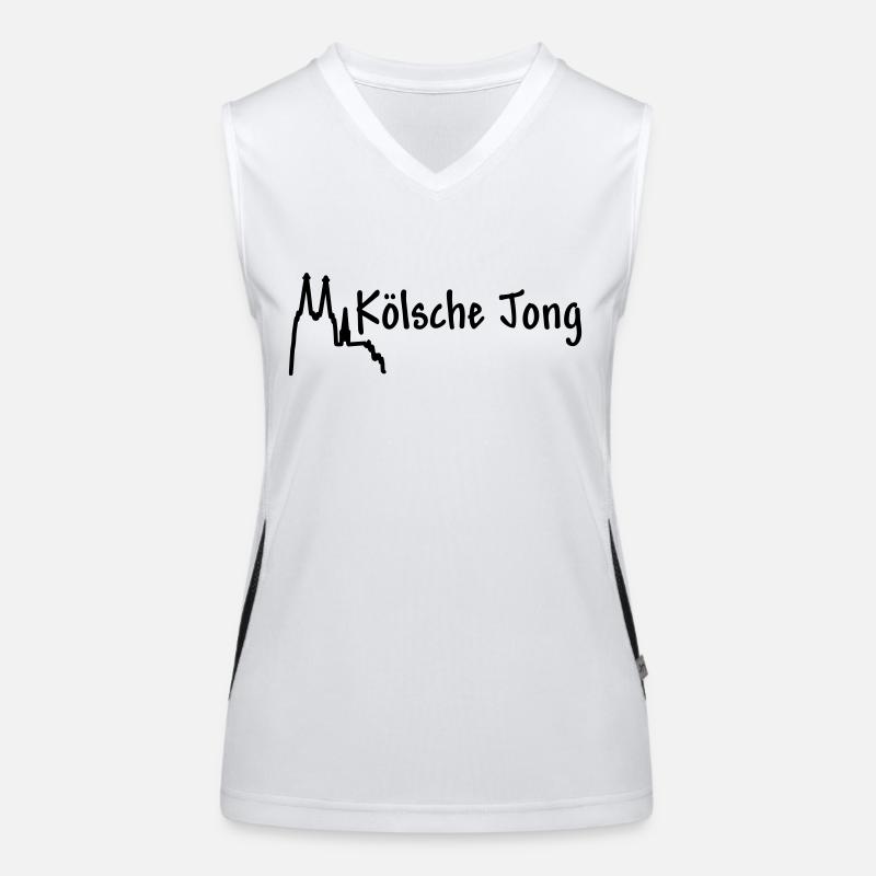 Köln - Kölsche Jong Funktionelles Kontrast-Tank Top für Frauen