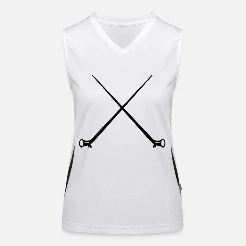 Alphorn Funktionelles Kontrast-Tank Top für Frauen
