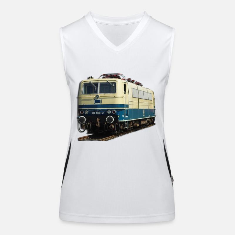 Lokomotive DB184 Funktionelles Kontrast-Tank Top für Frauen