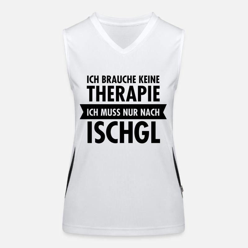 Therapie - Ischgl Funktionelles Kontrast-Tank Top für Frauen
