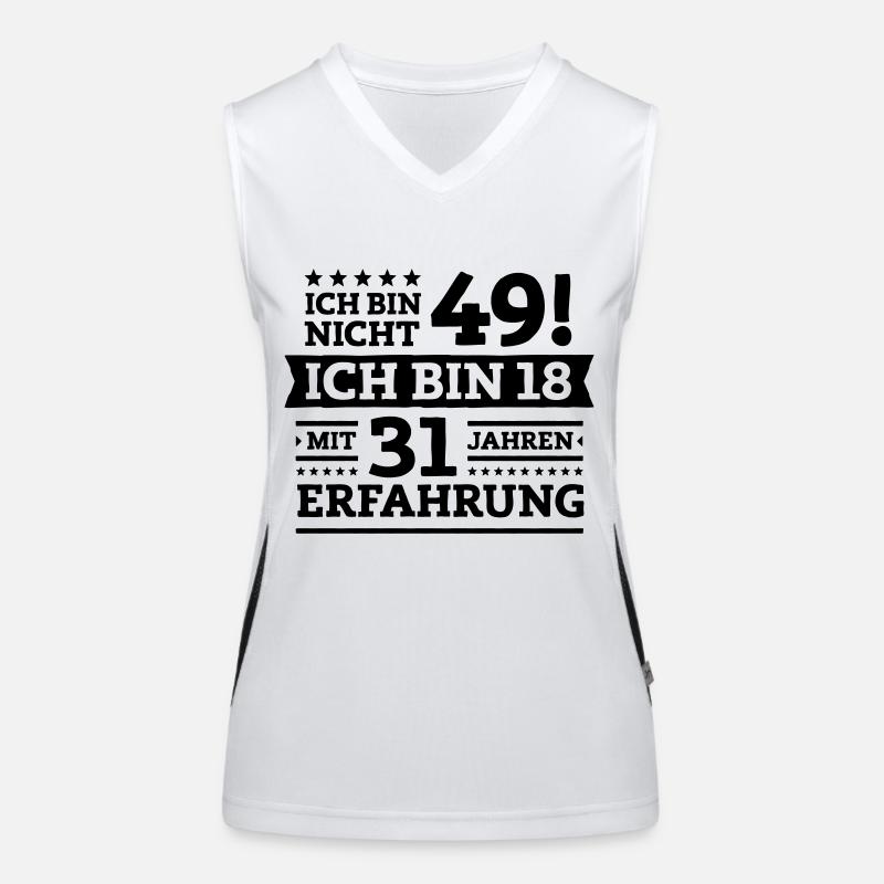 Zum 49. Geburtstag! Funktionelles Kontrast-Tank Top für Frauen