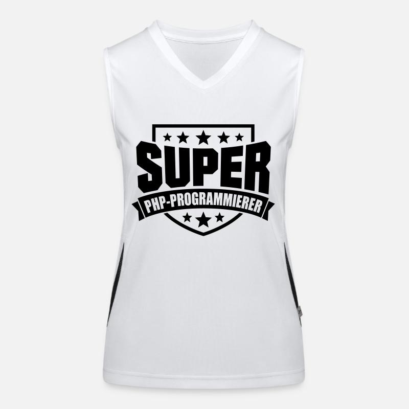 Super PHP-Programmierer Funktionelles Kontrast-Tank Top für Frauen