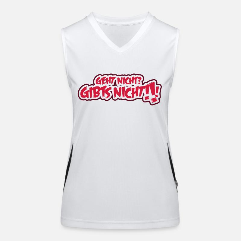 N'est-ce pas? Il n'y a pas! Débardeur respirant contrasté Femme