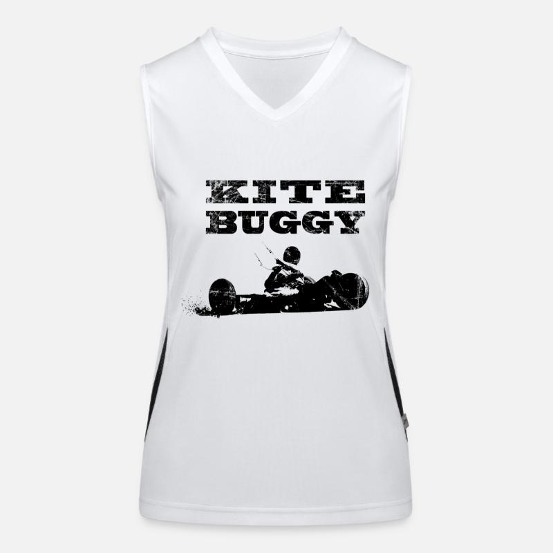 Kite Buggy Funktionelles Kontrast-Tank Top für Frauen