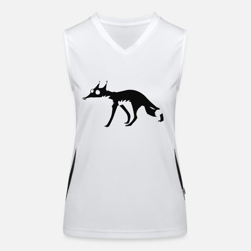 Black Fox n ° 4 Débardeur respirant contrasté Femme