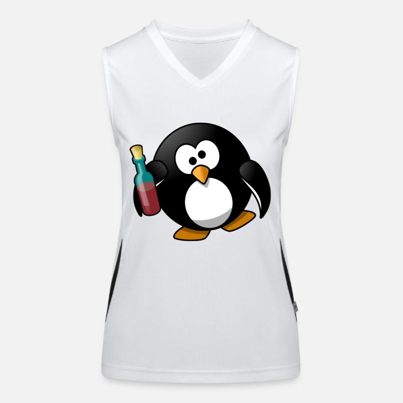 Drunk Tux Women's Functional Contrast Tank Top