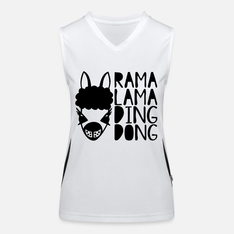 rama lama ding dong Women's Functional Contrast Tank Top