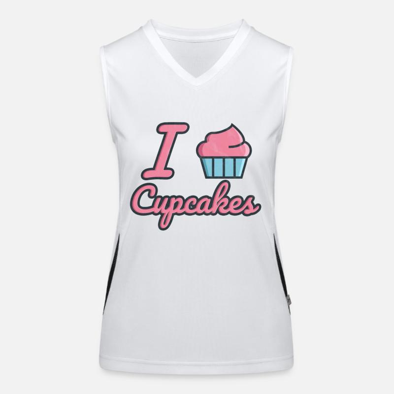 J'adore les petits gâteaux Débardeur respirant contrasté Femme