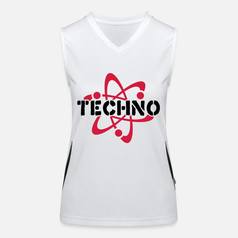 Techno__V003 Women's Functional Contrast Tank Top