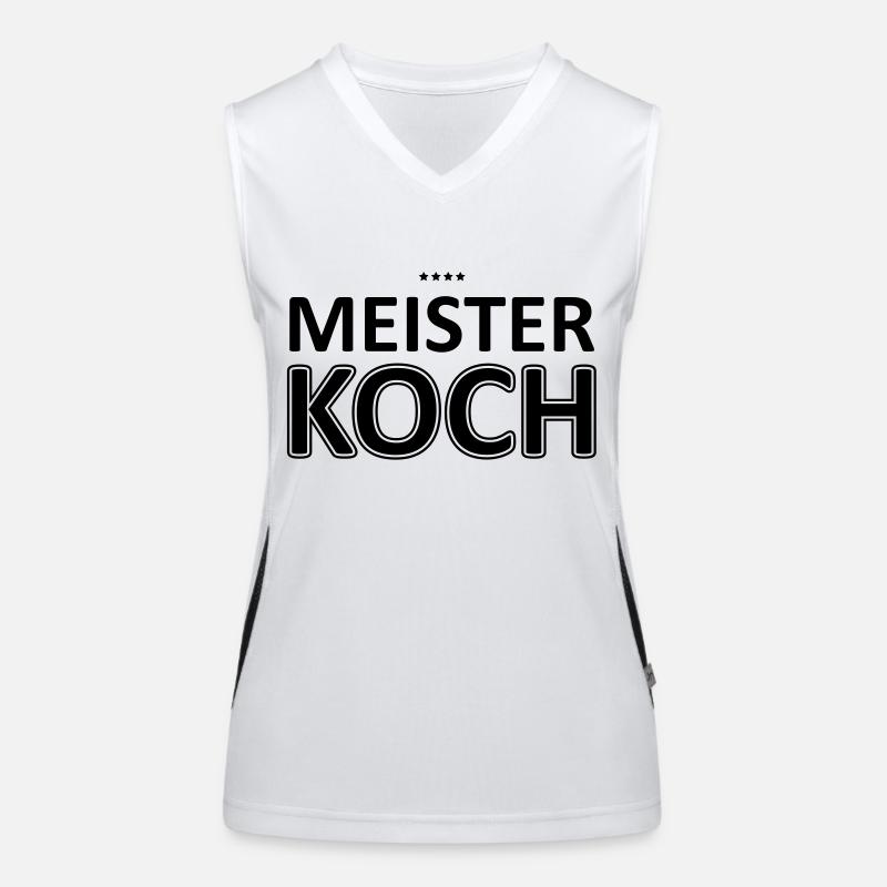 Koch / / Master Chef / / Four Stars / / master Women's Functional Contrast Tank Top
