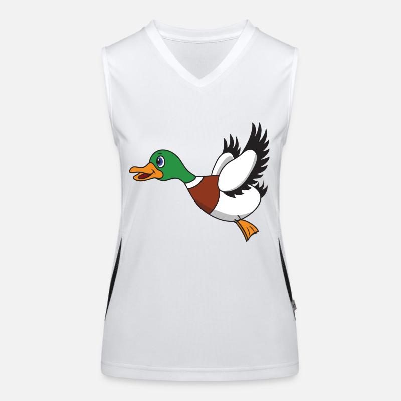 Canard volant Débardeur respirant contrasté Femme