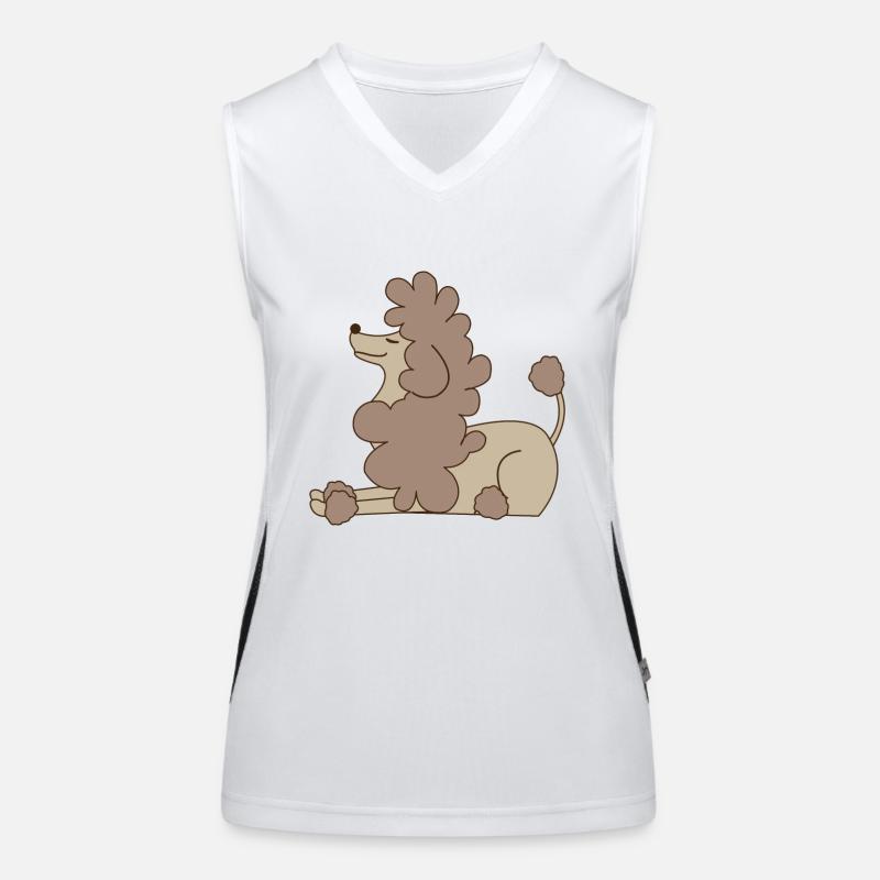 caniche Débardeur respirant contrasté Femme