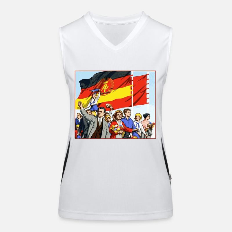 Défilé DDR Débardeur respirant contrasté Femme