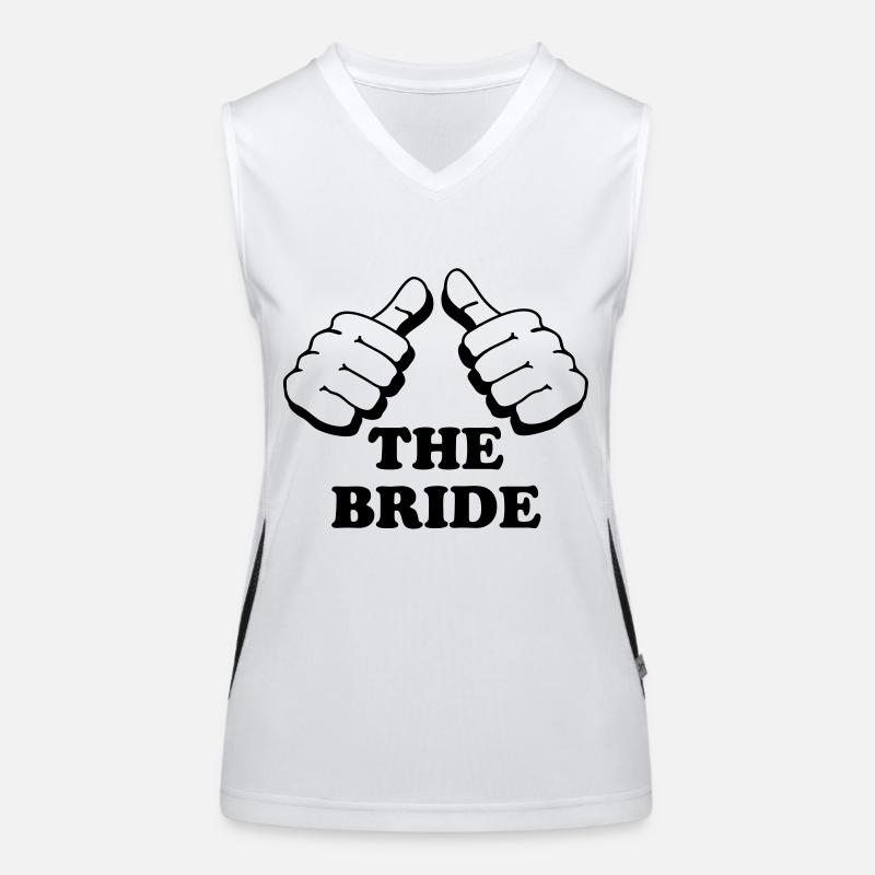jga10_the_bride Women's Functional Contrast Tank Top