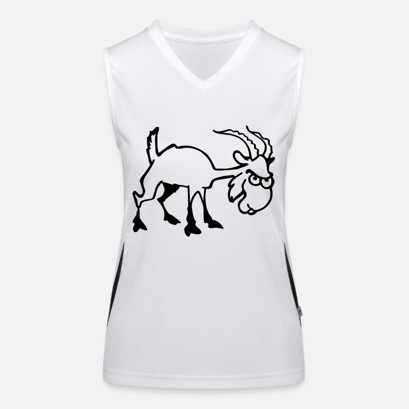 Bouc Débardeur respirant contrasté Femme