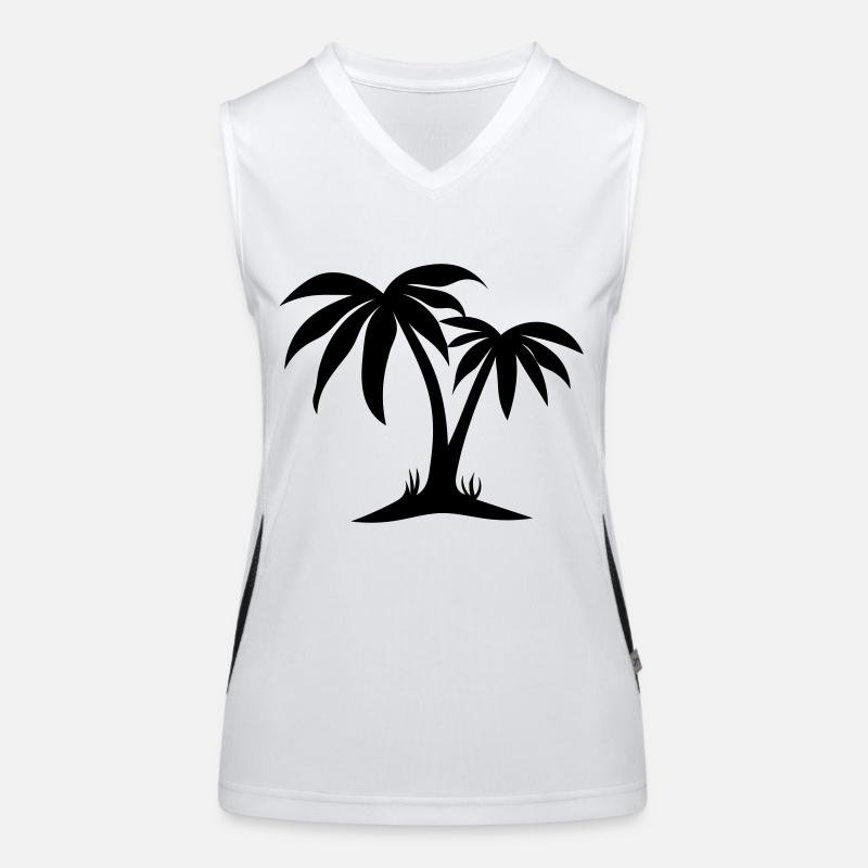 Palm Débardeur respirant contrasté Femme