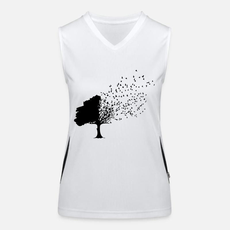 Herbst Funktionelles Kontrast-Tank Top für Frauen