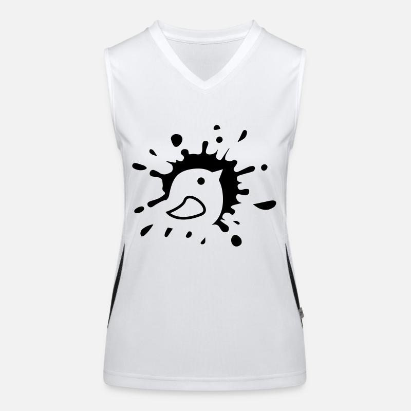 Dreckspatz Funktionelles Kontrast-Tank Top für Frauen