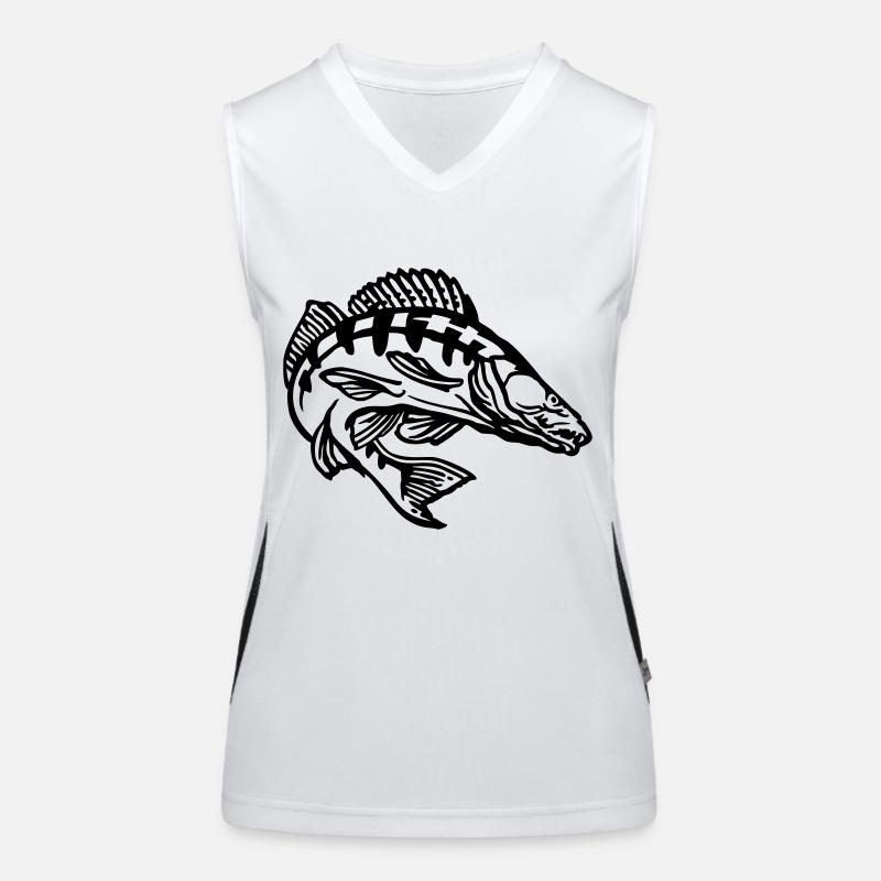 zander_2 Débardeur respirant contrasté Femme