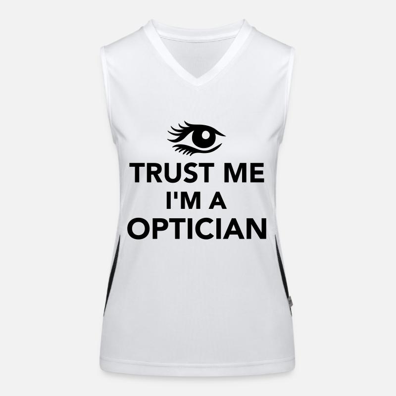 Optiker Funktionelles Kontrast-Tank Top für Frauen