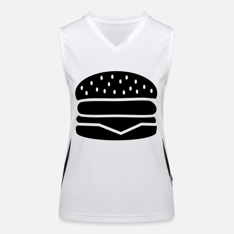 Burger Débardeur respirant contrasté Femme