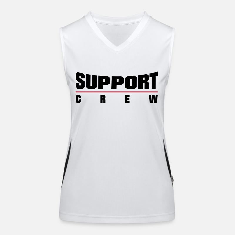 Support Crew Funktionelles Kontrast-Tank Top für Frauen
