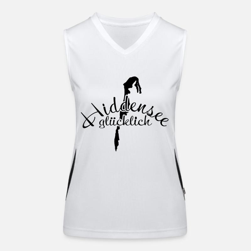 Hiddenseeglücklich Funktionelles Kontrast-Tank Top für Frauen