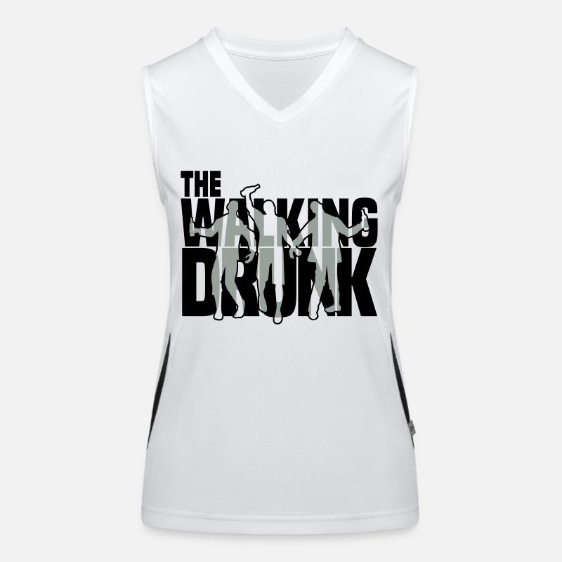 the walking drunk Funktionelles Kontrast-Tank Top für Frauen