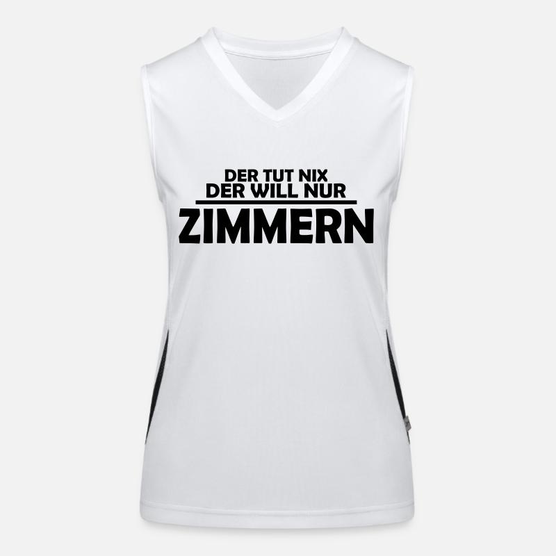 zimmern Funktionelles Kontrast-Tank Top für Frauen