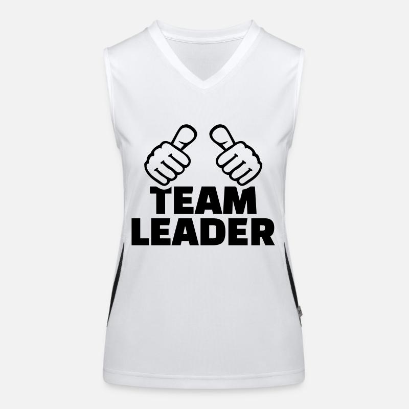 Teamleiter Funktionelles Kontrast-Tank Top für Frauen