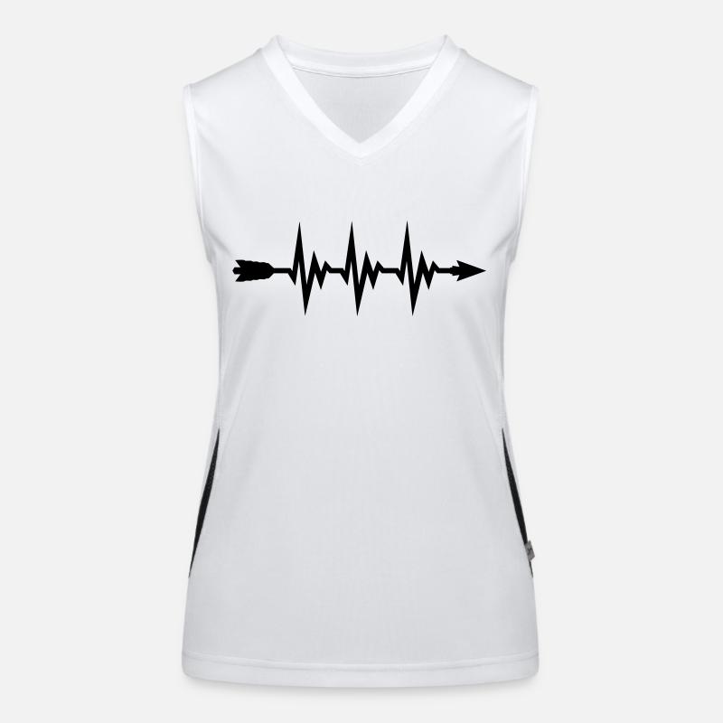 Freccia Beat Top sportivo da donna in contrasto cromatico