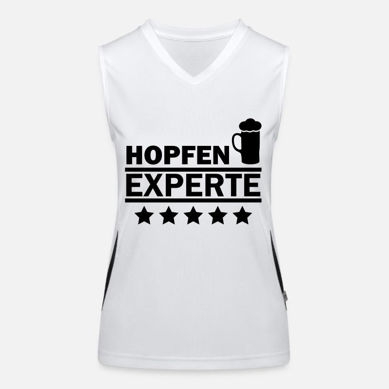 hopfen experte Funktionelles Kontrast-Tank Top für Frauen