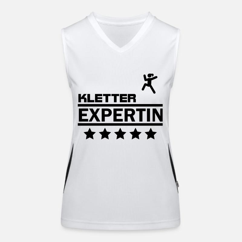 kletter expertin Funktionelles Kontrast-Tank Top für Frauen